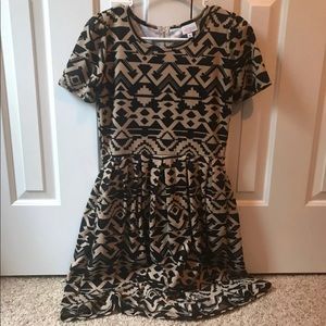 Lularoe Aztec Amelia Dress Small